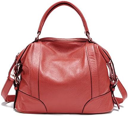 Handbag Genuine leather handbag leather bag women portable messenger bag Color Water melon HBG 028 Free Shipping