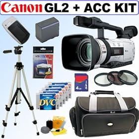 Canon GL2 MiniDV Digital Camcorder + Deluxe Accessory Kit by Canon