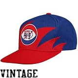 New York Nets NBA Mitchell & Ness Shark Tooth Vintage Snap Back Hat