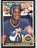1985 Leaf / Donruss #159 Darryl Strawberry - New York Mets (Baseball Cards)