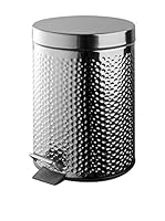 Bisk Cubo De Basura Con Pedal Basic Dots 3L cromo