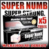 Super Numb 5x30g Tubes Strong Quality Tattoo Numbing Cream Anesthetic
