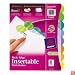 Avery Style Edge Insertable Plastic Dividers, 8-Tab Set (11201)