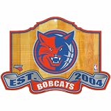 NBA Charlotte Bobcats 11-by-17 inch Established Wood Sign