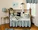 Chocolate Twist 4 piece Crib Set plus Musical Mobile