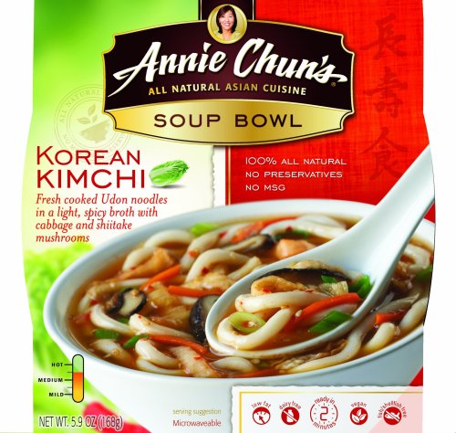 Annie Chun's Kimchi Soup Noodle Bowl, 5.9-Ounce Bowls (Pack of 6)