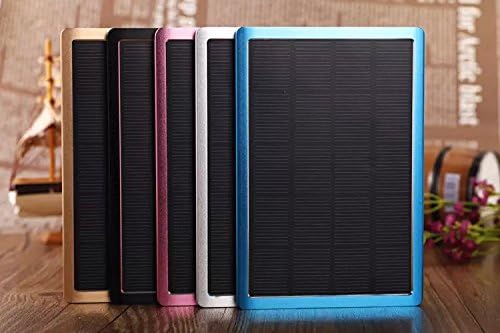 Lufei® Solar Panel Charger Iphone 3w 10000mah Dual-port Portable Charger Backup External Battery Power Pack for Iphone 6, 6 Plus, 5s, 5c, 5, 4s / Galaxy S5 S4 S3 Note 3, 4 / Nexus 4 / HTC One M8 / Nokia Lumia 520, 1020 Ipad Air, Other Ipads, Ipods, Samsung Galaxy S4, S3, S2, Note 3, Note 2, Most Kinds of Android Smart Phones and Tablets, Gopro Camera and More Other Devices (blue)