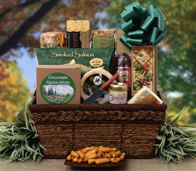 Four Seasons Gift Gourmet Food Gift Basket by The Treasured Basket