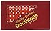 CHH 2408L-RD Double 6 Standard Domino Set with Matching Vinyl Case, Red and White