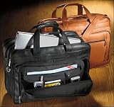 Personalized Leather Briefcase for Oversized Laptops