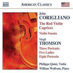 Corigliano - The Red Violin Caprices; Thomson - Three Portraits