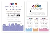 Nyc New York City Ny Manhattan Wedding Invitations Bridal