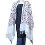 Wool Wraps Kashmir Sozuni Embroidered Shawl 26 x 75 inches (ebsp027)