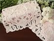 Delicate Handmade Cutwork Cotton tissue box cover-Pink