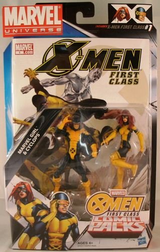  Marvel Universe XMen First Class Action Figure 2Pack Cyclops Marvel Girl Jean Grey