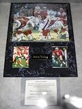 Steve Young Autographed San Francisco 49ers Wall Plaque w/ COA