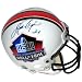 Walter Payton Autographed/Hand Signed Hall of Fame Logo Mini Helmet