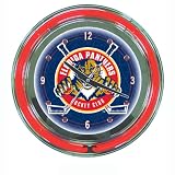 NHL Florida Panthers 14-Inch Diameter Neon Clock