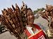 Woman Selling Bug Skewers at a Bus Stop, Savannakhet Province, Laos, Indochina, Southeast Asia Photographic Poster Print by Andrew Mcconnell, 16x12