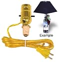 Easy Lamp Kit Turns a Wine Bottle Into An Instant Lamp (Lot of 2)