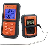 ThermoPro TP-07 300 feet Remote Digital Wireless Meat Thermometer for BBQ, Smoker, Grill, Oven