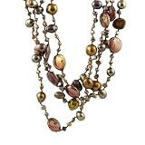 Metallic Colored Dyed Pearl Necklace