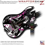 Abstract 02 Pink Skin fits Band Hero, Guitar Hero 5 & World Tour Guitars fo ....
