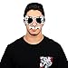 Sunstaches Dalmatian Bone Furry Shades | Costume Accessory | One Size Fits Most