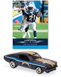 San Diego Chargers 1967 Ford Mustang Fastback Die Cast with LaDainian Tomlinson Card