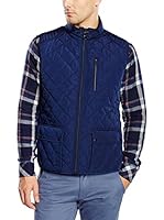 Cortefiel Chaleco Guateado (Azul Marino)
