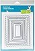 Lawn Fawn Lawn Cuts Custom Craft Die - Scalloped Rectangle Stackables (LF997)