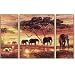 Schipper 609260455 - Malen nach Zahlen - Elefanten Karawane, 50x80 cm