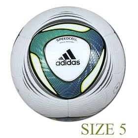 Adidas Speedcell 2011 SoccerOficial Match Ball Size 5: Sports &amp; Outdoors