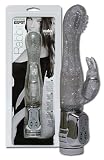 Produkt-Bild: ORION Vibrator Rotating G-Spot Rabbit silber-glitzer, 1 St&uuml;ck