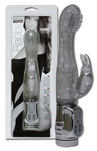 Produkt-Bild: ORION Vibrator Rotating G-Spot Rabbit silber-glitzer, 1 St&uuml;ck