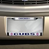 Chicago Cubs Chrome License Plate Frame