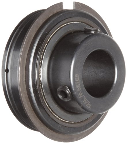 SealmasterER-20 Cylindrical OD Bearing, Setscrew Locking Collar, Light Contact Felt Seals, 1-1/4" Bore, 72 mm OD, 1-11/16" Width