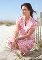 Chadwicks Woven Geometric Print Shirtdress