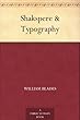 Shakspere & Typography