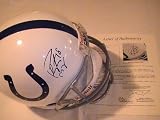 PEYTON MANNING SIGNED AUTOGRAPHED FULL SIZE HELMET INDIANAPOLIS COLTS COA JSA