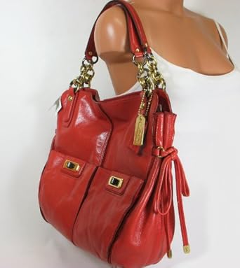 NEW AUTHENTIC COACH CHELSEA FLAGSHIP LARGE LEATHER SATCHEL TOTE (Curry/Gold)