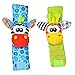 Cute Baby Wrist Rattle Foot Finder Toy (Wrist Rattles)