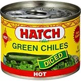 Hatch Diced Hot Green Chilies, 4-Ounce (Pack of 8)