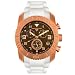 Swiss Legend Men's Commander Chronograph White Rubber Strap Watch #20065F