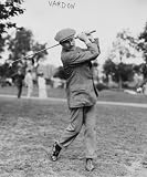 1800s photo Vardon Mr. Vardon swinging golf club.