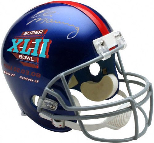 Buy Eli Manning New York Giants Autographed Super Bowl XLII Champions Full Size ProLine Authentic... by Schwartz Sports