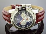 Aqua Master 38mm Round 24 Diamonds Watch Blue Face