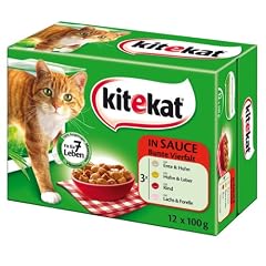 Kitekat Multipack 12x100g Bunte Vierfalt in So�e, 1er Pack (1 x 1.2 kg)