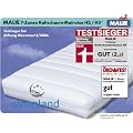MALIE 7-ZONEN KALTSCHAUM-MATRATZE + MSS� MOLTONAUFLAGE 140x200 cm H3