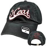 NBA Miami Heat Black Garment Wash Womens Ladies Rhinestone Gems Hat Cap Adidas